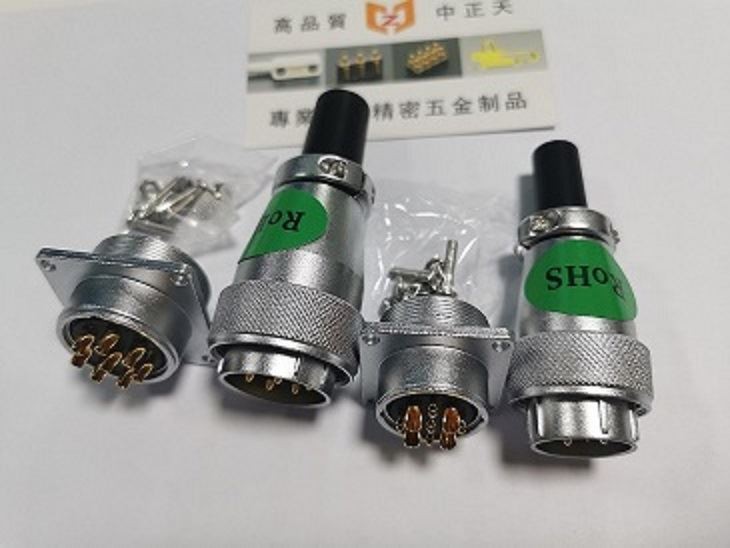 9 pin Gold plated male and female current connector 9 pin Gold plated male and female current connector