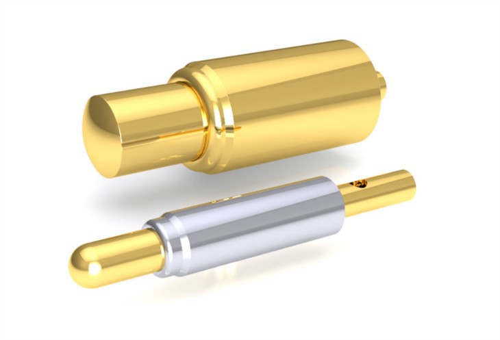 Pielāgota atsperes pogo pin