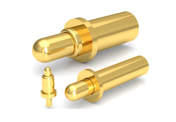 Zelta pārklājuma atsperu piespraude