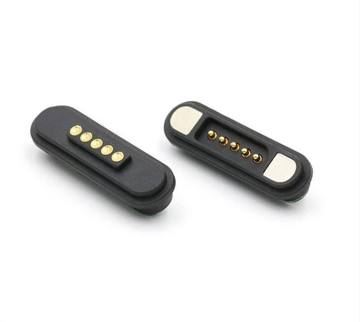 Spring-loaded Battery Charing Pogo Pin Connector