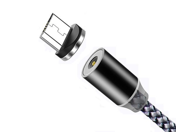 Magnētiskā savienotāja kabelis ar atsperi