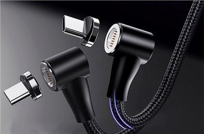 Daudzfunkcionāls magnētiskais uzlādes Pogo Pin kabelis